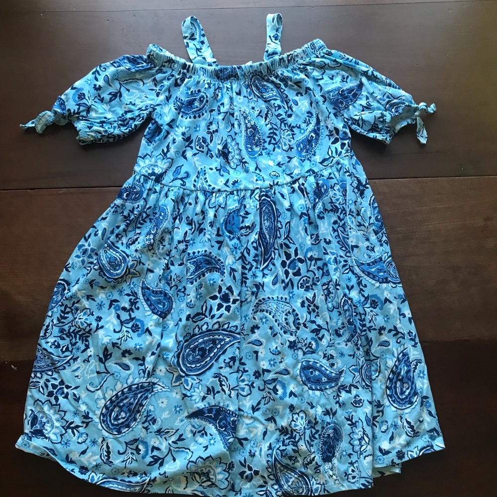Blue floral dress size XL 14/16